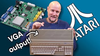 Atari ST  RGB to VGA conversion  The DEFINITIVE video solution using GBS8220 [upl. by Akcire]