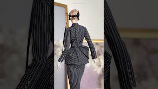 Tailored Pinstripes Suit for 16 inches fashion doll [upl. by Falcone]