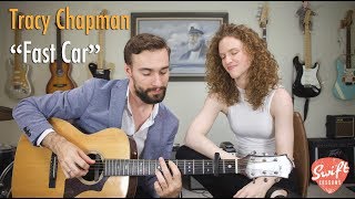 How to Play Tracy Chapman quotFast Carquot  Easy Beginner Guitar Songs Lesson [upl. by Yenaffit]