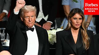 WATCH LIVE Former President Trump And Melania Trump Attend 2024 Al Smith Dinner In New York City [upl. by Togram608]