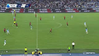 ¡GOL DE VALENTÍN CASTELLANOS 😲⚽️  Lazio 11 Milan  SerieAenFOX [upl. by Heydon406]