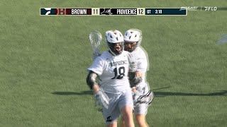 Mens Lacrosse Defeats Brown in Overtime  HIGHLIGHTS [upl. by Frere]