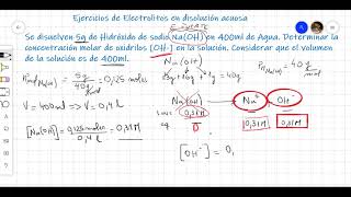 Ejercicios de electrolitos en solución [upl. by Salkcin326]