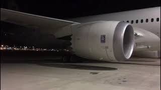 787 Trent 1000 Engine start with flame [upl. by Guthrey]