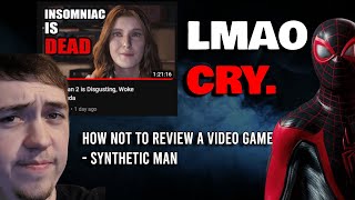 How NOT to Criticize SpiderMan 2  Reacting to Synthetic Man’s TERRIBLE and TONE DEAF Game Review [upl. by Suirad]