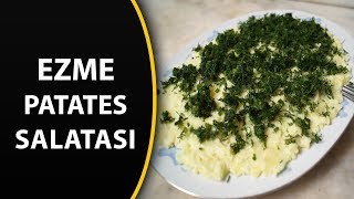 PATATES SALATASI  Ezme Patates salatası tarifi  Salata tarifleri [upl. by Lenej850]