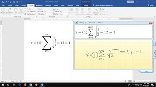 Easiest Way to Type Math Equations in MS Word [upl. by Htennek388]