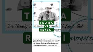 TAQWA VS REJEKI Nasehat Ustadz Firanda Andirja Hafizahullah ustadzfirandaandirja [upl. by Weinrich]