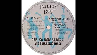 Afrika Bambaataa amp Soulsonic Force  Renegades Chant 1983 [upl. by Anead]