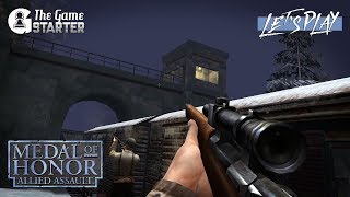 Medal of Honor Allied Assault  21 Storming Fort Schmerzen  The GameStarter [upl. by Ientirb636]