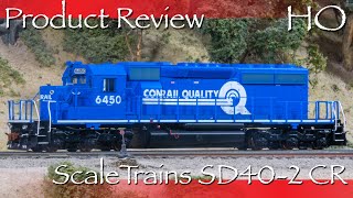 Conrail Quality  Unboxing and Product Review of the ScaleTrains HO Scale SD402 [upl. by Deroo]