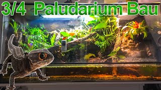 120x50x60 Paludarium Bau  Buschkrokodile  Teil 3  Epoxidharz  Beflockung [upl. by Ylhsa]