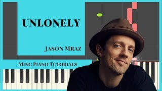 Unlonely  Jason Mraz MIDI amp SHEET MUSIC Piano Cover Tutorial Ming Piano Tutorials Synthesia [upl. by Ssilb]