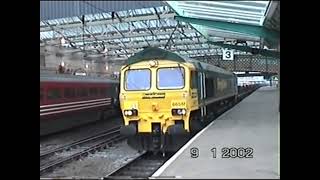 Traction variety at Carlisle 21 years ago 9th January 2002 [upl. by Ibed]