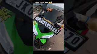 Aag lagadi zx10rninja300 🤯zx10rbikers kawasakininjazx10r viralvideo youtubeshorts motovlog [upl. by Alie]