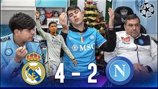 PECCATO REAL MADRIDNAPOLI 42  LIVE REACTION NAPOLETANI [upl. by Mendy]