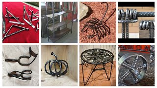 Simple Rebar DIY Projects  Furniture for decorate your home Industrial side table [upl. by Stedt]