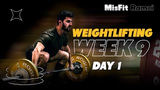 Weightlifting Day 42 Week 9 [upl. by Eeral]