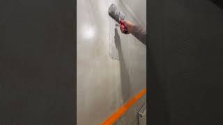 GETTING THE ROLLER FILLER ON the best alternative to having your walls plastered youtube ytshort [upl. by Garibold258]