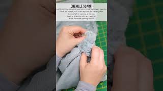 Easy Chenille Scarf DIY [upl. by Jeaz982]