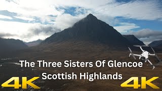 The A82 Scenic Road Scotland Glencoe Three Sisters Ballachulish DJI Mini 4 ProAir2s 4k scotland [upl. by Eneles43]