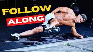 Killer Core FOLLOWALONG Workout  No equipment [upl. by Kooima]