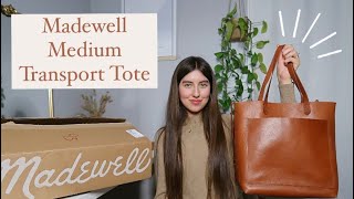 Madewell Medium Transport Tote  Unboxing amp Review  Minimalist [upl. by Wise]