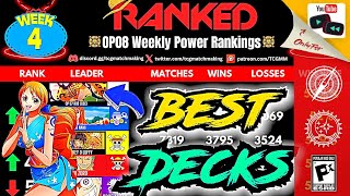 The Best Week 4 Meta REPORT  DECK LIST For OP08 Are Here  One Piece Card Game [upl. by Wadell]