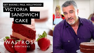 Paul Hollywoods Chocolate Victoria Sandwich Cake  Waitrose [upl. by Eisnyl159]