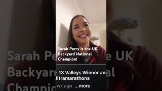 Sarah Perry  UK National Backyard Ultra Champion interview ultrarunning backyardultra [upl. by Ysus208]