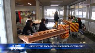 Swiss Voters Back Quotas on Immigration from EU [upl. by Lally]