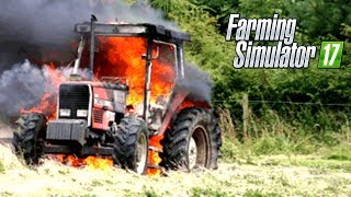 INCENDIO IN FATTORIA  MOD POMPIERI POLIZIA AMBULANZA  FARMING SIMULATOR 2017 GAMEPLAY ITA [upl. by Nine]