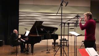 Benjamin Appl and Kurtág perform Sonntag by Brahms [upl. by Stockton563]