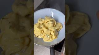 TortelliniChampignonpfanne 💫 food easyrecipe cooking yummy [upl. by Brom891]