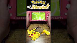 Pokemon Lets Go Pikachu  Nintendo Switch Lite Gameplay [upl. by Lalaj]