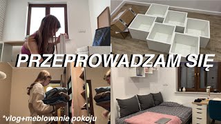 PRZEPROWADZAM SIÄ  vlog z przeprowadzki meblowanie pokoju [upl. by Callas767]