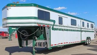 2007 HAWK 6HORSE TRAILER  Transwest Truck Trailer RV [upl. by Harriett70]