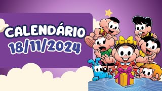 CALENDÁRIO DE 18 DE NOVEMBRO DE 2024 ALUNONOTADEZ10 ensinofundamental [upl. by Cormier]