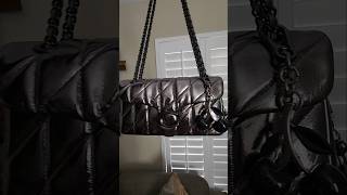 Coach Metallic Quilted Tabby 26New Charms🩶🖤 trending coachbag luxury coachtabby handbags [upl. by Llenehc114]