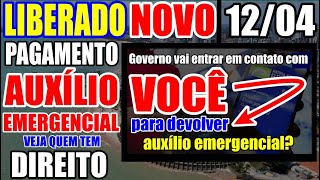 GOVERNO VAI ENTRAR EM CONTATO COM VOCÊ PRA DEVOLVER AUXÍLIO EMERGENCIAL  PAGAMENTO HOJE CONTESTAR [upl. by Lynnette]