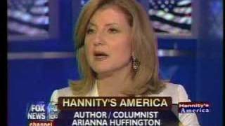 Hannity Berates Arianna Huffington About Global Warming [upl. by Asillam]