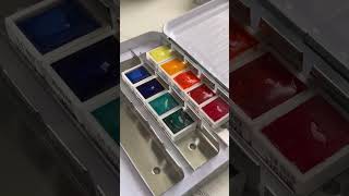 SCHMINCKE UNBOXING The Exceptional Set short horadam watercolor [upl. by Enived]