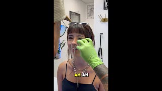 quotFast and Painless Septum Piercing 😱✨ Client and Friends’ Amazed Reaction [upl. by Stew]