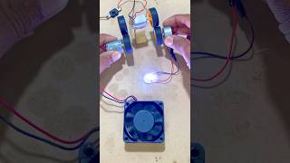 Powerful Motor New Experiment Free Energy Generator  Dc Motor Fan youtubeshorts dcmotor shorts [upl. by Annaiuq]