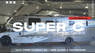 Tiffins FIRST Super C motorhome 2023 Tiffin Allegro Bay 38BB [upl. by Addison]