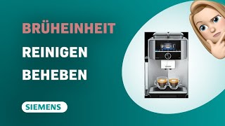 So beheben Sie Ihren Siemens EQ9 Plus mit der Anzeige Reinigen der Brüheinheit [upl. by Winona620]