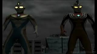 Ultraman Fighting Evolution 3  Tag Mode with Dyna and Justice [upl. by Kondon201]