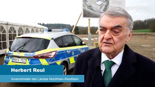 Olpe Grundsteinlegung für das neue regionale Trainingszentrum der Polizei [upl. by Yecram]