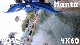 Manta  SeaWorld Orlando  POV  4K60 [upl. by Plato]