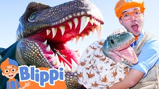 Blippi Learns About Baby Dinosaurs Educational Videos for Kids [upl. by Fogarty]